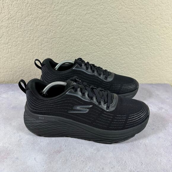 Skechers Max Cushioning Elite 2.0 Womens Size 8 Black Athletic Shoes Sneakers - Picture 4 of 10